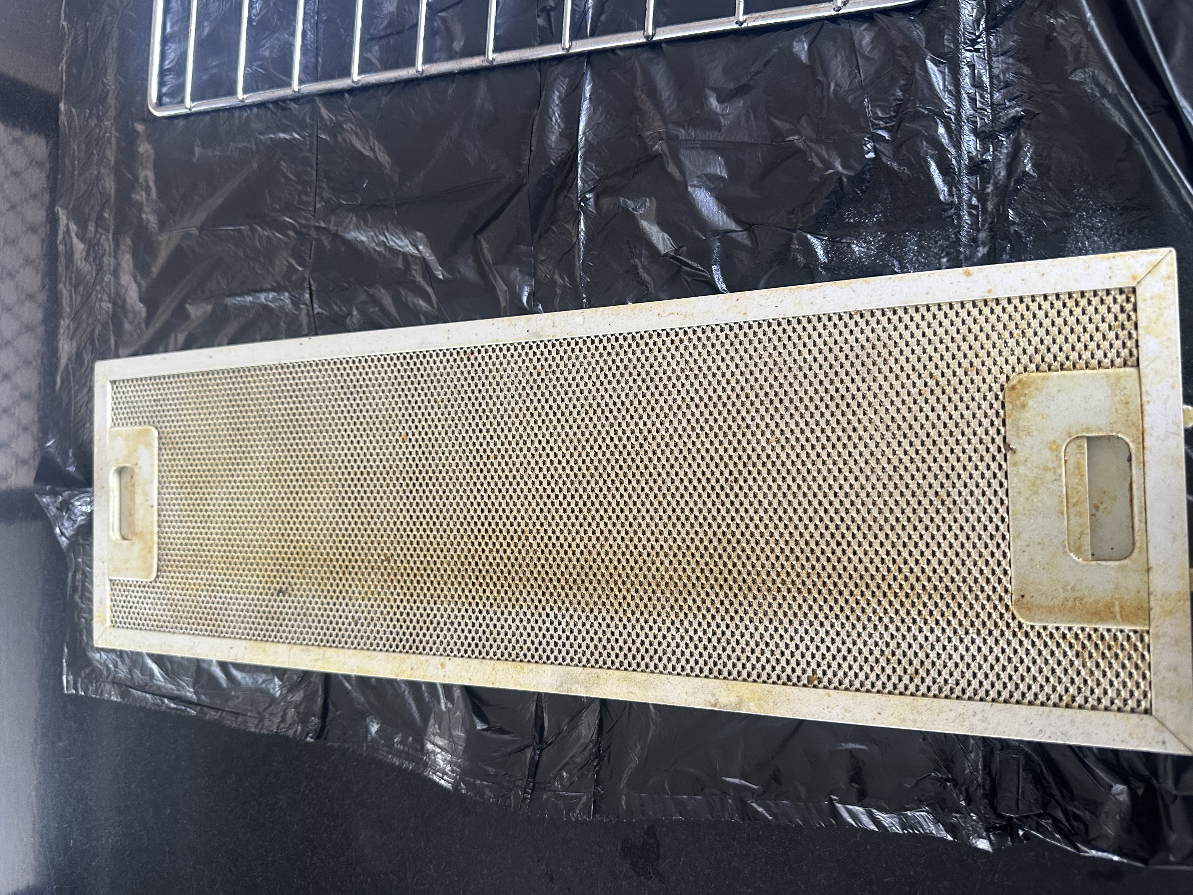Deep/Bond Cleaning - Range Hood Filter before